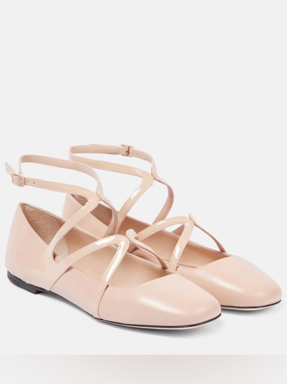 Jimmy Choo Astoria leather Ballet Flats Size 36 1/2